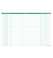 Schede in cartoncino per dentisti - 17 x 24 cm - verde - Edipro - conf. 100 pezzi