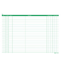 Schede in cartoncino per dentisti - 17 x 24 cm - verde - Edipro - conf. 100 pezzi