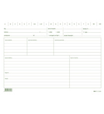 Schede per medici generici - 17 x 24 cm - Edipro - conf. 100 pezzi