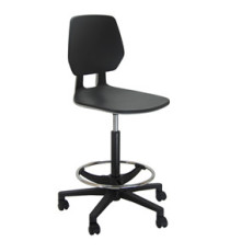Sedia alta tecnigrafo ESOS PG - PPL - con poggiapiedi - nero - Unisit