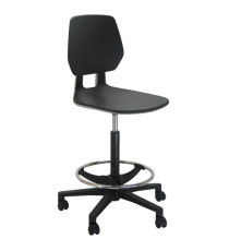 Sedia alta tecnigrafo ESOS PG - PPL - con poggiapiedi - nero - Unisit