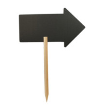 Silhouette Board Sticks - forma freccia - 67 x 49,2 cm - nero - Securit