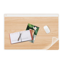 Sottomano Silva - 58,5 x 38,5 cm  - trasparente/stampa legno - Cep