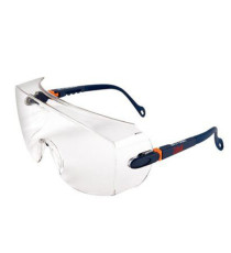 Sovraocchiali di protezione serie 2800 - policarbonato - montatura blu scuro - lenti trasparente - 3M