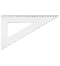 Squadra linea Profil - alluminio - 60gradi - 35cm  - Arda