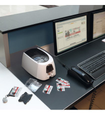 Stampante termica per badge Duracard ID 300 + starter kit - Durable