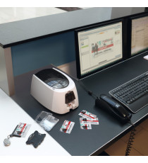 Stampante termica per badge Duracard ID 300 + starter kit - Durable