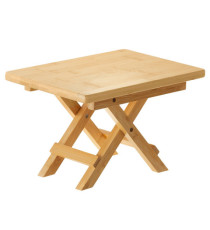 Stand richiudibile - 30 x 20 x18 cm - bamboo - colore naturale - Leone