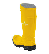 Stivali di sicurezza Iron S5 SRC - taglia 44 - PVC - giallo - Deltaplus