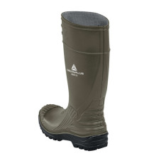 Stivali di sicurezza Iron S5 SRC - taglia 44 - PVC - kaki/nero - Deltaplus