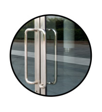 Striscia di sicurezza per vetri - adesiva - 5 cm x 5 m - traslucida - Cep