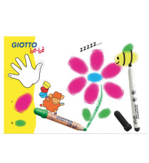 Supercolori a dita - 100 ml  - rosso, blu, giallo - Giotto - conf. 3 pezzi