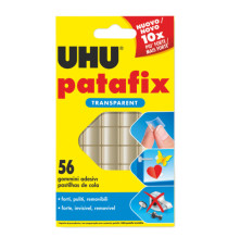 Supporti in gomma adesiva UHU Patafix - invisibile - UHU - conf. 56 pezzi