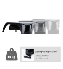 Supporto monitor plus - vaschetta e scomparti - Fellowes