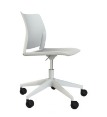 Seduta Home/Office Alpha APGB - senza braccioli - bianco - Unisit