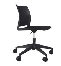 Seduta Home/Office Alpha APGN - senza braccioli - nero - Unisit