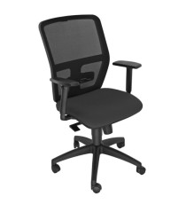 Seduta operativa ergonomica Kemper A - braccioli regolabili - nero - Unisit