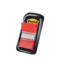 Segnapagina Post-it Index Medium - 680-1 - 25,4 x 43,2 mm - rosso - Post-it - conf. 50 pezzi