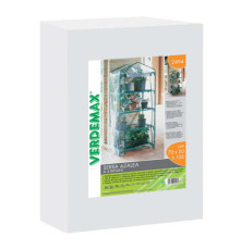 Serra Azalea - 4 ripiani - 70 x 50 x 158 cm - acciaio verniciato/PVC - verde/trasparente - Verdemax