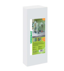 Serra Clematis - a casetta - 155 x 155 x 205 cm - acciaio verniciato/PVC - verde/trasparente - Verdemax
