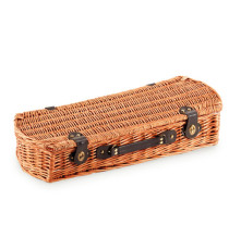 Set barbecue 5 attrezzi - valigetta di vimini - 13 x 26 x 61 cm - Garden Friend