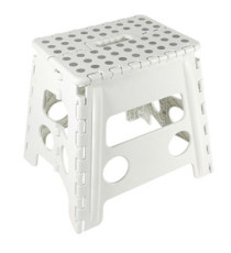 Sgabello alto Clic Clac - 30 x 22 x 32 cm - bianco - King Collection