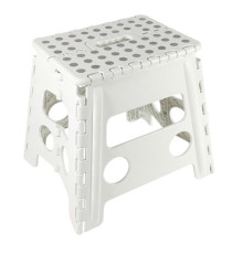 Sgabello alto Clic Clac - 30 x 22 x 32 cm - bianco - King Collection