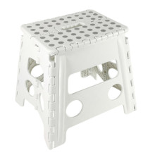 Sgabello alto Clic Clac - 30 x 22 x 32 cm - bianco - King Collection