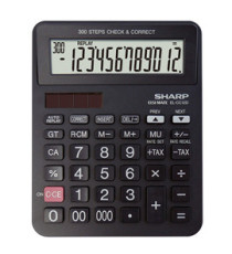 Sharp - Calcolatrice da Tavolo EL-CC12D - 12 cifre - EL-CC12D