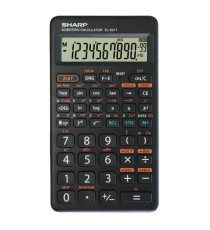 Sharp - Calcolatrice scientifica - Bianco - EL501TBWH