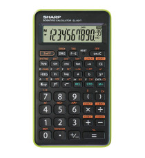 Sharp - Calcolatrice scientifica - verde - EL 501TBGR