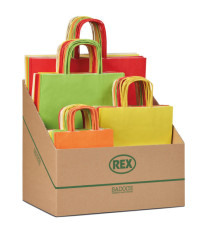 Shopper Allegra - formati assortiti - colori chiari - Rex Sadoch - expo 100 pezzi