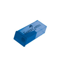 Temperamatite con contenitore - 1 foro - Faber-Castell - conf. 25 pezzi