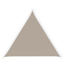 Tenda a vela triangolare ombreggiante - 5 x 5 x 5 m - PL - tortora - X-Robust