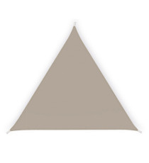 Tenda a vela triangolare ombreggiante - 5 x 5 x 5 m - PL - tortora - X-Robust
