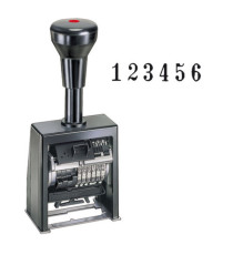 Timbro Numeratore B6K - autoinchiostrante - automatico - 6 colonne 4,5 mm - Reiner
