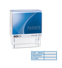 Timbro Printer 20/L G7 - DATA ARRIVO... -  1,4 x 3,8 cm - autoinchiostrante - Colop