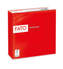 Tovagliolo - carta - 33  x33 cm - 2 veli - rosso - Fato - conf. 50 pezzi