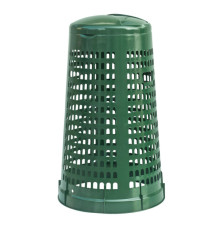 Trespolo portasacco - con anello fermasacco - diametro 38 cm - altezza 85 cm - 110 L - verde - Mobil Plastic