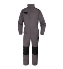 Tuta da lavoro M1CO2 - taglia M - twill/poliestere/cotone - grigio - Deltaplus