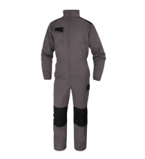 Tuta da lavoro M1CO2 - taglia M - twill/poliestere/cotone - grigio - Deltaplus