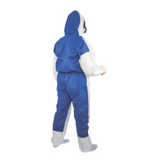 Tuta monouso Shield Dual - taglia XXL - laminato - bianco - Worker
