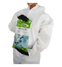 Tuta monouso Warrior - taglia XXL - SMS - bianco - Worker