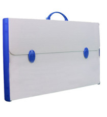Valigetta polionda 235/R - 37x60cm - dorso 5cm rigido - Favorit