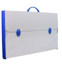 Valigetta polionda 235/R - 37x60cm - dorso 5cm rigido - Favorit