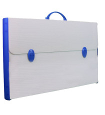 Valigetta polionda 235/R - 37x60cm - dorso 5cm rigido - Favorit