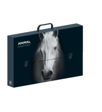 Valigetta polionda Animal Friends - 28 x 38 cm - dorso 5 cm - fantasie assortite - Colorosa
