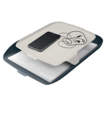 Vaschetta portacorrispondenza - con vassoio organizer Cosy - grigio - Leitz