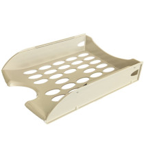 Vaschetta portacorrispondenza forata E040 - 26 x 34,5 x 6,5 cm - grigio - Fellowes