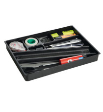 Vaschetta portaoggetti Idealbox per cassetti - 24 x 34 x 3,6 cm - nero - Durable